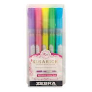 Zebra Kirarich Glitter Markers