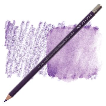 Open in modal - General's Kimberly Watercolor Pencil - Purple pencil and swatch