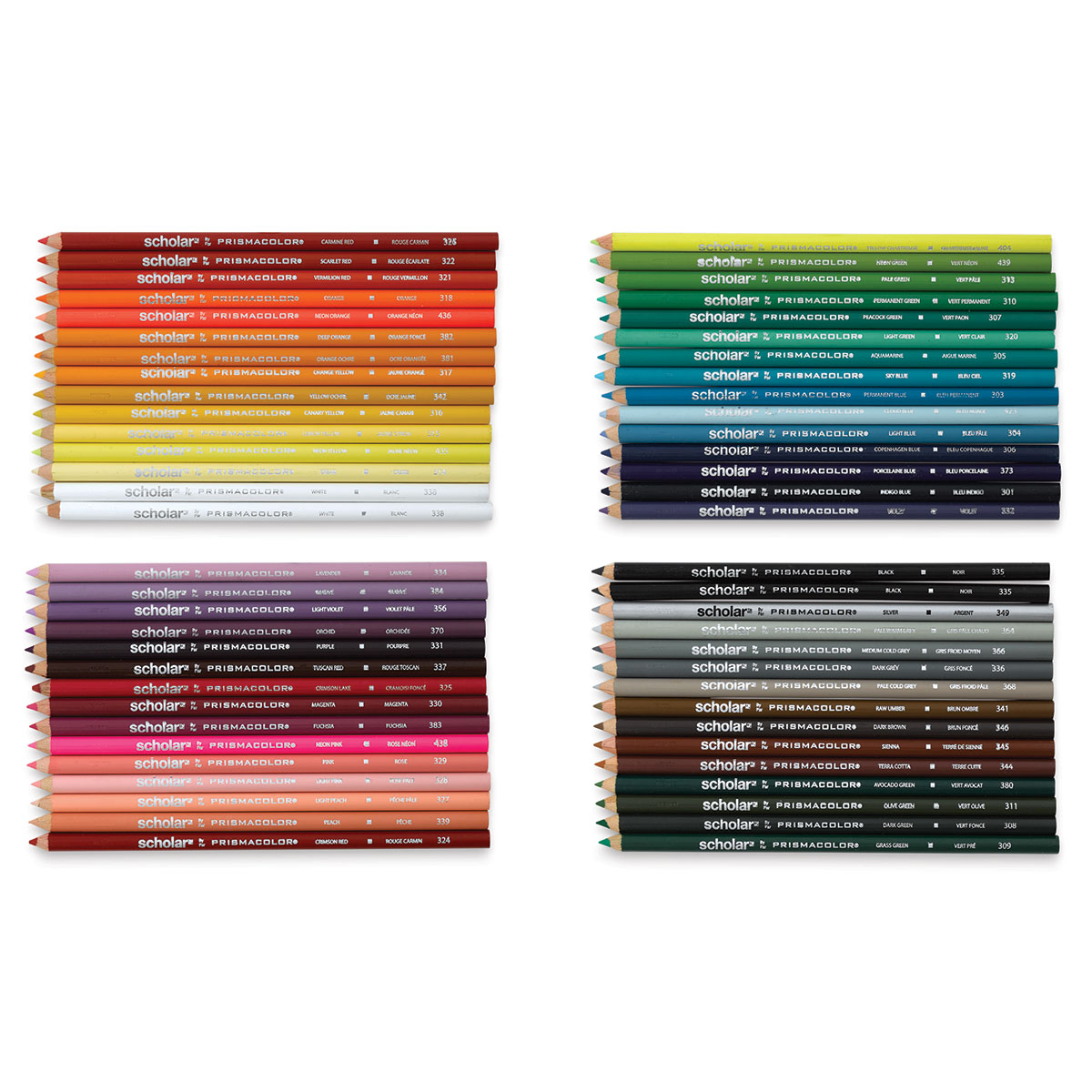Prismacolor Scholar Art Pencils Set Of 60 (92808HT)