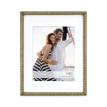 Open in modal - MCS Thin Bead Frame - Champagne, 14" x 18" w/10" x 13" Mat