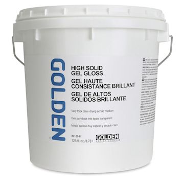 Open in modal - Golden High Solid Gel Medium - Gloss, 128 oz tub