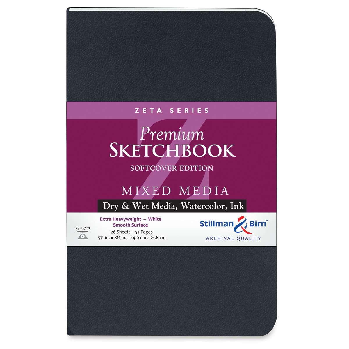 Stillman & Birn Zeta Series Softcover Sketchbook 10 x 8 Portrait • Price »