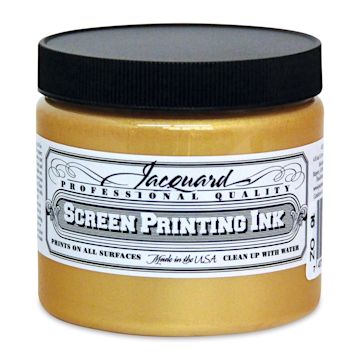 Open in modal - Jacquard Screen Printing Ink - Solar Gold (Metallic), 16 oz