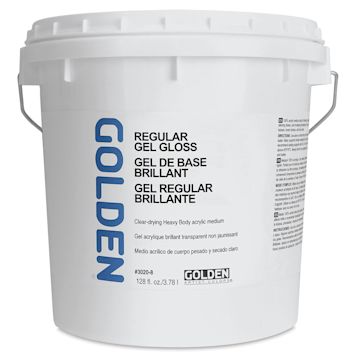 Open in modal - Golden Acrylic Medium - Regular Gel Gloss, 128 oz tub