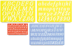 Helix Lettering Guide Value Pack, Italic 