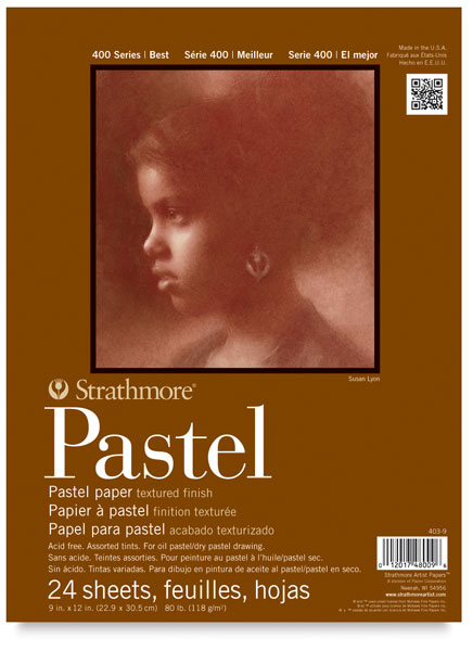 Clairefontaine Pastelmat Pad - 12 x 15-1/2, Palette No. 7, 12 Sheets, BLICK Art Materials