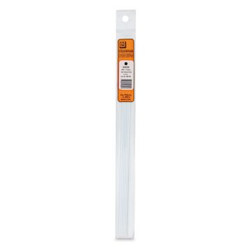 Open in modal - Plastruct Plastic Round Rod - Pkg of 5, 0.08" Dia × 10" L