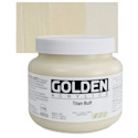 Golden Heavy Body Artist Acrylics - Titanium Buff, 32 oz Jar