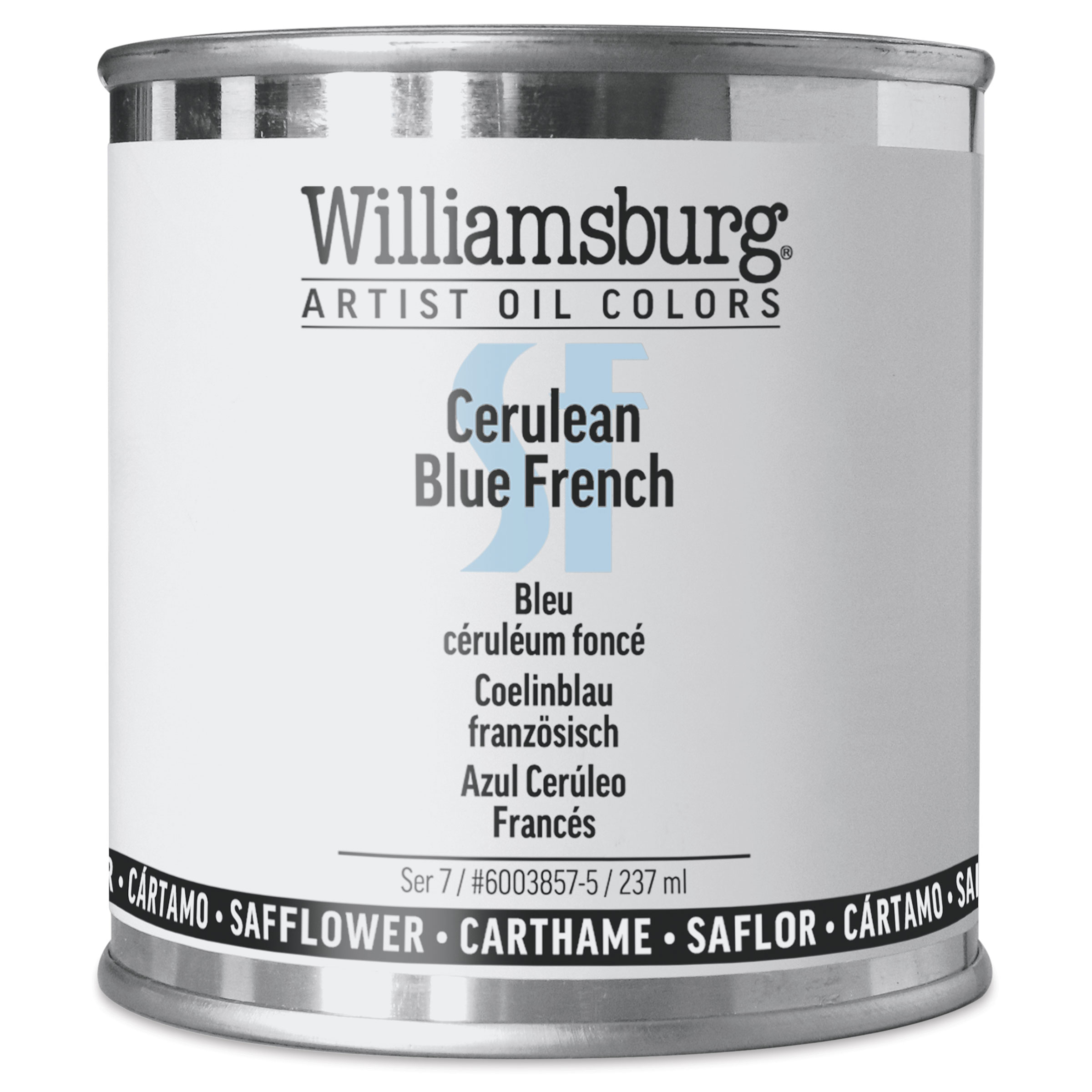 Williamsburg Handmade Safflower Oil Color - Cerulean Blue