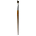Isabey Isacryl Brush - Filbert, Long Handle, Size 10