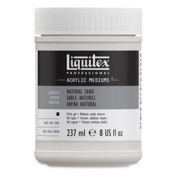 Liquitex Effects Natural Sand Medium - Fine, 8 oz jar