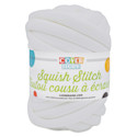 Lion Brand Cover Story Squish Stitch Yarn - Cloud White, 26 yards