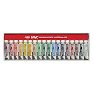 Holbein Artists' Watercolors - Set of 18, Assorted Colors, 5 ml Tubes