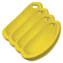 Kore Design Scoop Rockers - Pkg of 4, Yellow