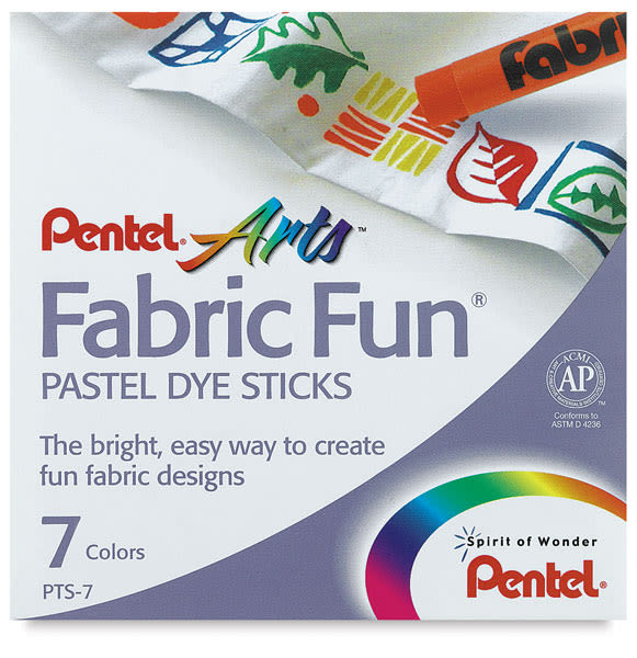 Pentel Fabric Fun Fabric Pastels Assorted Colors, Set of 7 BLICK