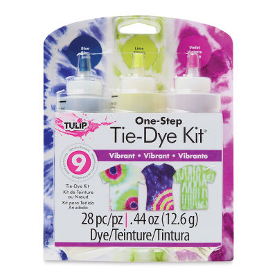 Tulip One-Step Tie-Dye Kit - Vibrant, Kit of 3 Colors (In packaging)