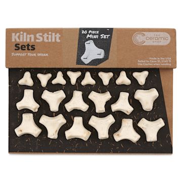 Open in modal - The Ceramic Shop Kiln Stilt A Series - Mini, Set of 20 - front of packaging