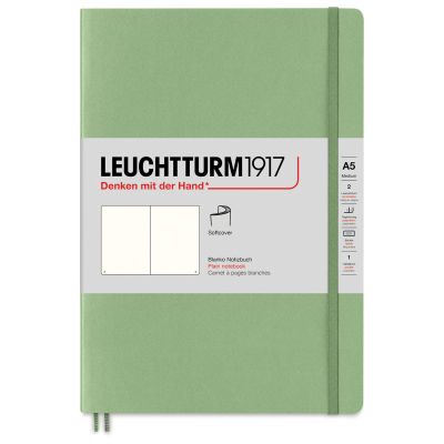 Leuchtturm1917 Blank Hardcover Notebook - Sage, 5-3/4" x 8-1/4"