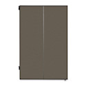 Screenflex Study Carrel - 2 Panel, Walnut