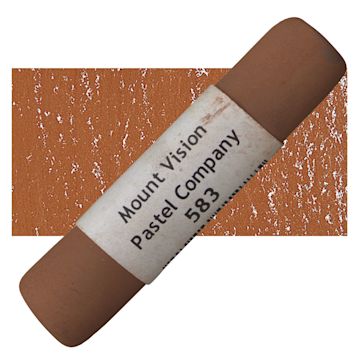 Open in modal - Mount Vision Handmade Pastel - Dark Brown 583 pastel and swatch