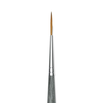 Da Vinci Colineo Synthetic Kolinsky Sable Brush - Rigger, Size 0, Short Handle (close-up)