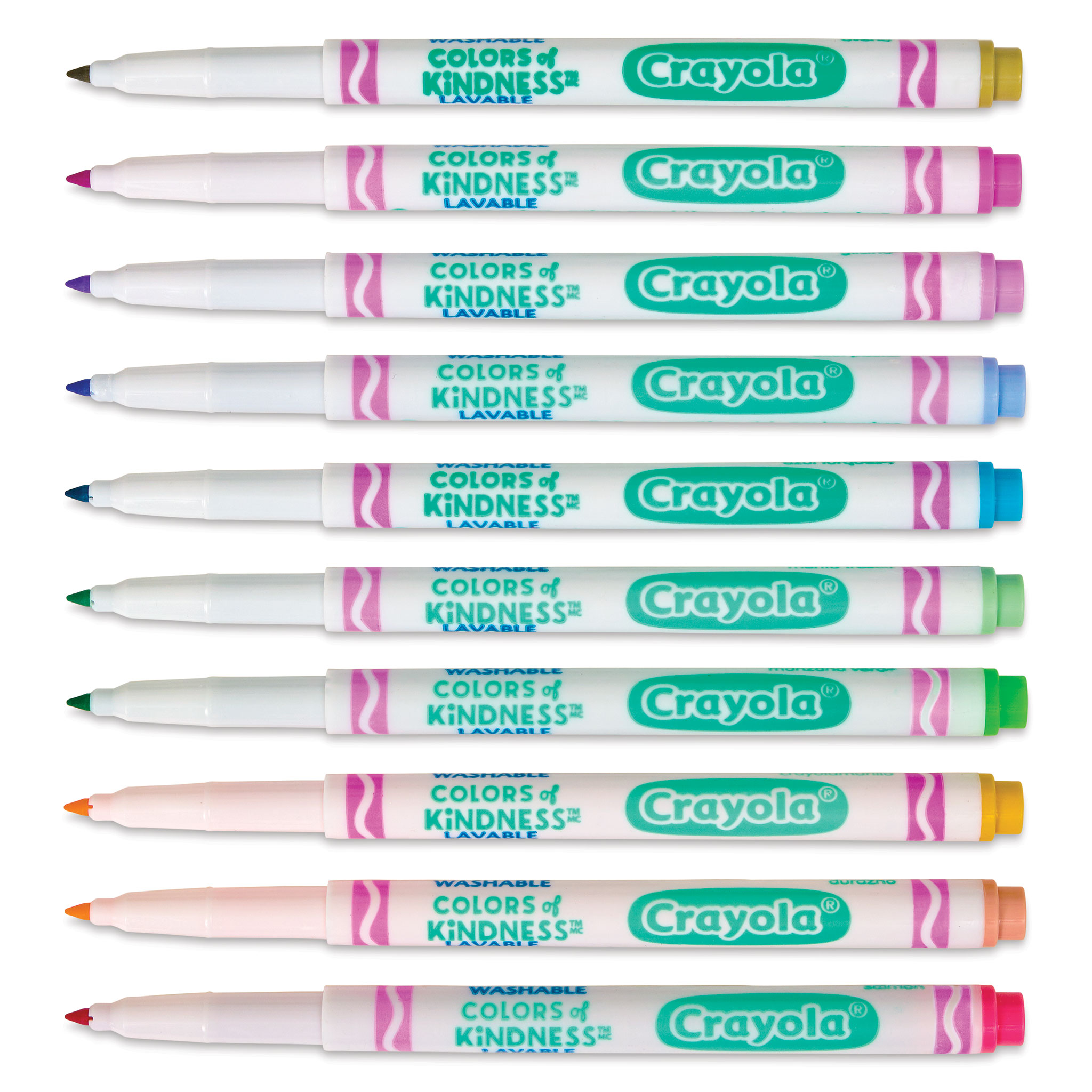 Crayola Ultra-Clean Washable Marker Set - Classic Colors, Broad Tip, Set of  8