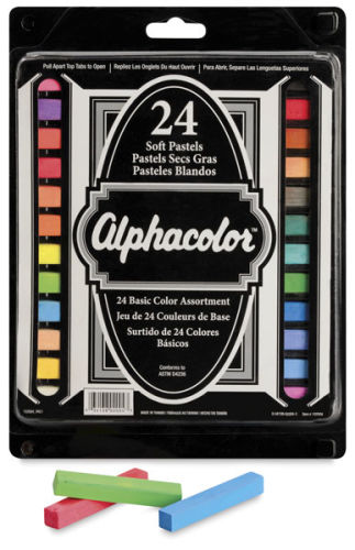 Soft Chalk Pastels Art Supplies Set of 24 Color Pastels for Artists Non  Toxic Oil Free Soft Pastel Chalk for Colored Chalk Art Art Supplies for  Adults Solid Colored