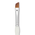 Royal & Langnickel Soft Grip Synthetic Sable Brushes - Angular, Short Handle, Size 1/4