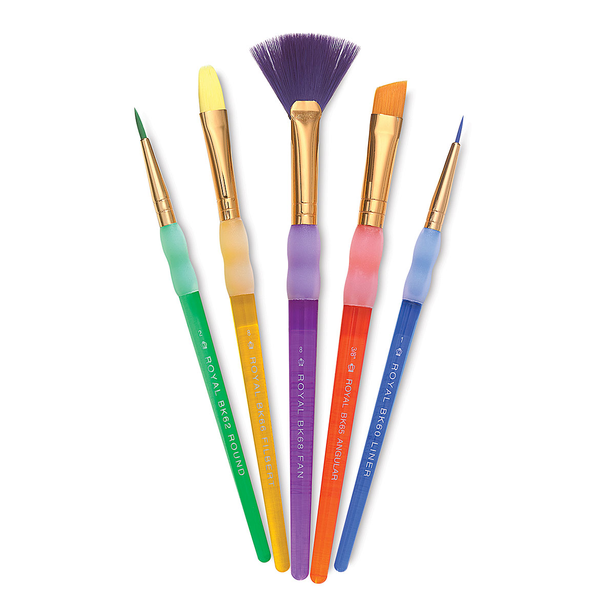Glue Brushes Set of 12 Glitter Royal & Langnickel Big Kid's Choice Art Paint