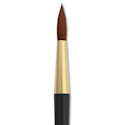 Isabey Isagold Synthetic Brush - Round, Short Handle, Size 12