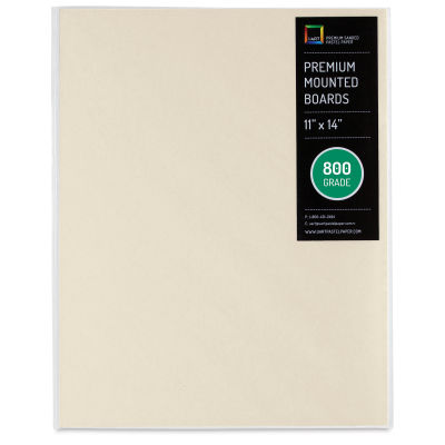 UArt Premium Sanded Pastel Paper Board - 11" x 14", Neutral, 800 Grit