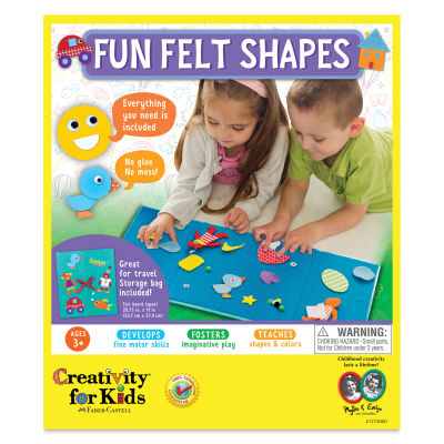 Creativity for Little Kids My First Fun Felt Shapes - Front of package