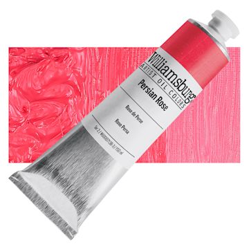 Open in modal - Williamsburg Handmade Oil Paint - Persian Rose, 150 ml tube and swatch