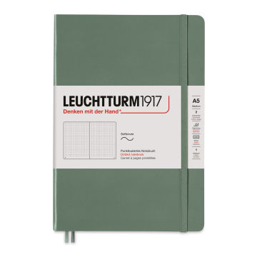 Leuchtturm1917 Dotted Softcover Notebook - Olive, 5-3/4" x 8-1/4"