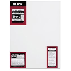 Blick Premier Heavyweight Stretched Cotton Canvas 30 X 40 1 3 8 Profile Blick Art Materials