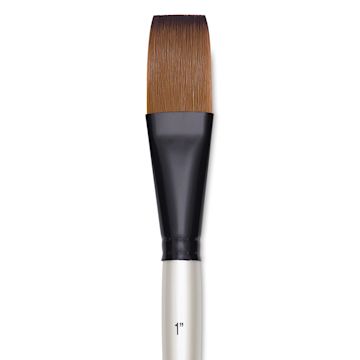 Open in modal - Robert Simmons Simply Simmons Brush - One Stroke, Short Handle, Size 1 close up
