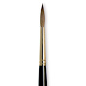Da Vinci Maestro Kolinsky Brush - Full Belly Round, Short Handle, Size 5