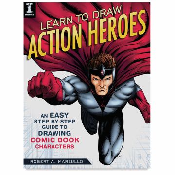 Learn to Draw Action Heroes - Front cover of Book
