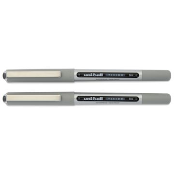 Open in modal - Uni-Ball Vision Rollerball Pen - Black, 0.7 mm, Pkg of 2