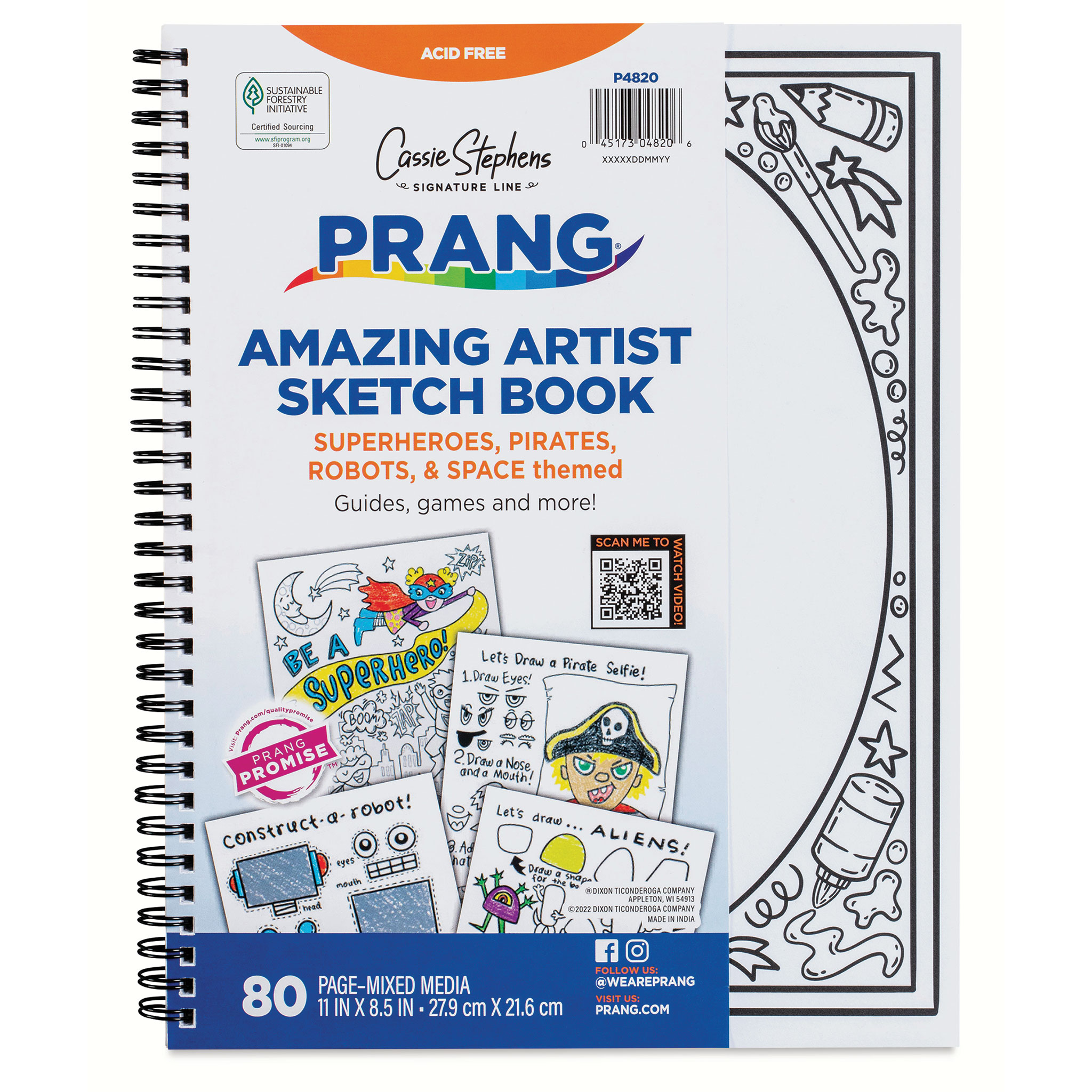Sketch Book for Kids: Drawing Pad - 130 Pages (8. 5 X11 ) - Notebook for Drawing, Writing, Painting, Sketching - Blank Paper for Drawing