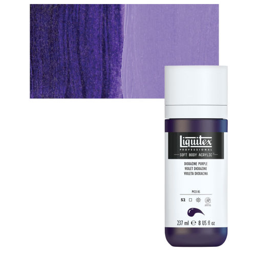 Liquitex Basics Acrylic Color - Dioxazine Purple , 250 ml