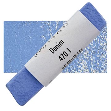 Open in modal - Great American Handmade Pastel - Denim 1, 470.1 pastel and swatch