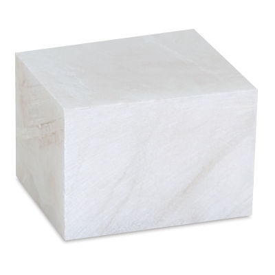 Sculpture House Opaque White Alabaster - 2" x 3" x 3" - Block