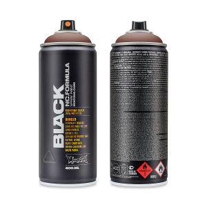 Montana Black Spray Paint - Pecan Nut, 400 ml can