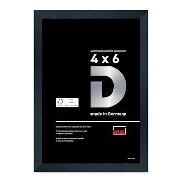 Open in modal - Deha Design Tribeca Frame - Black, 4" x 6" Easel Back