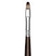 Escoda Vintage Synthetic Brush - Bright, Long  Handle, Size 8