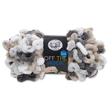 Open in modal - Lion Brand Off The Hook Yarn - Snowy Cosmo