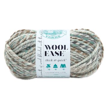 Open in modal - Lion Brand Wool Ease Thick & Quick Yarn - Seaglass, 106 yds