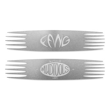 Open in modal - Mudtools FANG Stainless Steel Scoring Tool - Small Tooth, 5S-6S