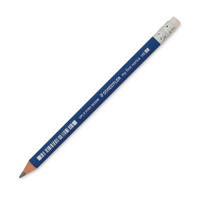 Staedtler My First Norica Pencil - Single Blue pencil at angle
